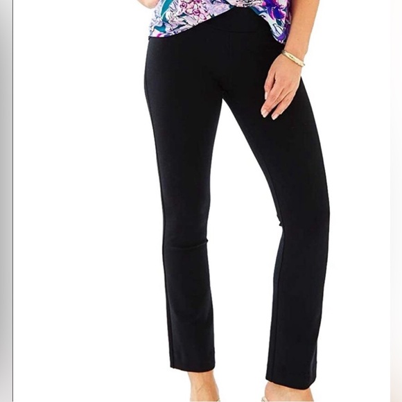 Lilly Pulitzer Mia Crop Flare Ponte Pant NWT - Picture 2 of 11